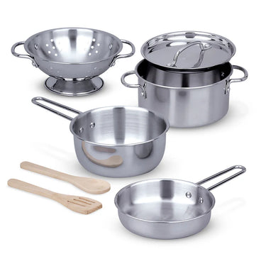 Stainless Steel Pots & Pans Playset