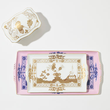 Oriente Italiano Rectangular Tray with Handles