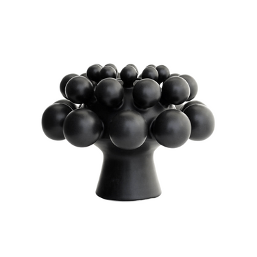 Nimbus Dome Vase, Onyx