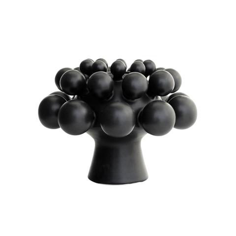 Nimbus Dome Vase, Onyx