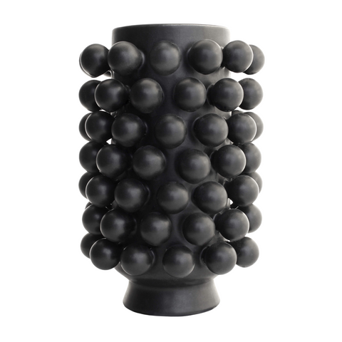 Nimbus Wide Vase, Onyx