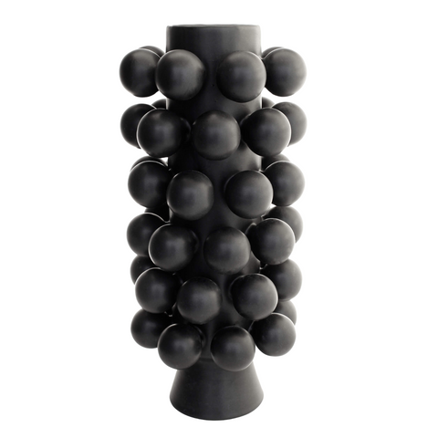 Nimbus Tall Vase, Onyx