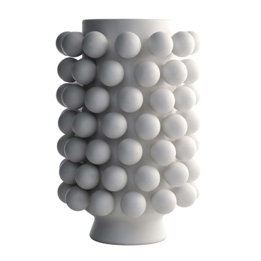 Nimbus Wide Vase, Alabaster