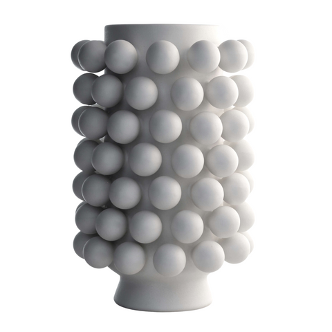 Nimbus Wide Vase, Alabaster