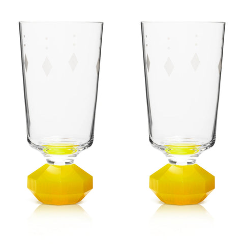 Chelsea Tall Crystal Glass, Set of 2