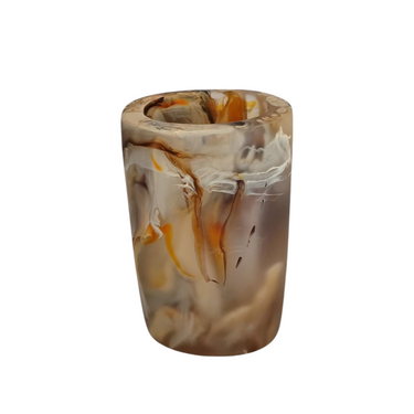 Arila Vase, Small, Mocha