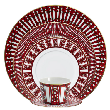 Arcadia Dinnerware, Red