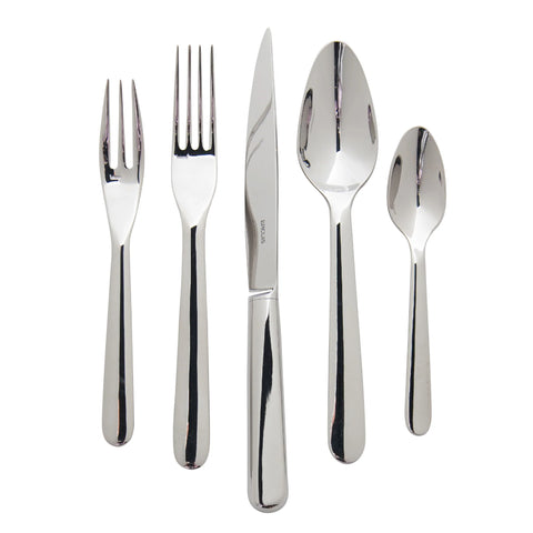 Equilibre Stainless Steel Five Piece Flatware