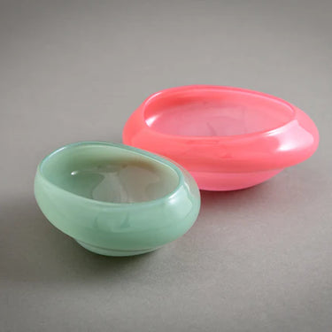 Candy Dish, Set of 2, Pink & Mint