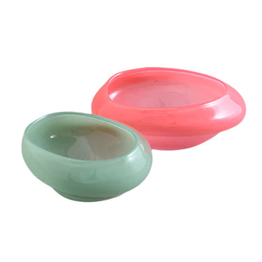 Candy Dish, Set of 2, Pink & Mint