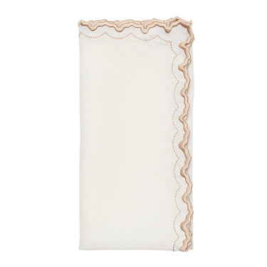 Arches Napkin, White & Natural, Set of 4