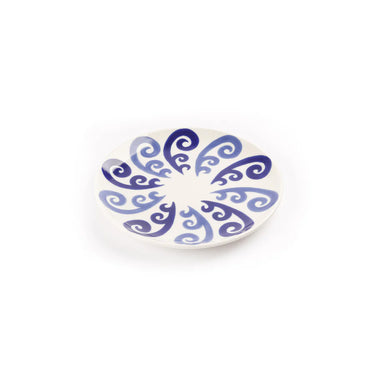 Athenee Two Tone Peacock Dessert Plate