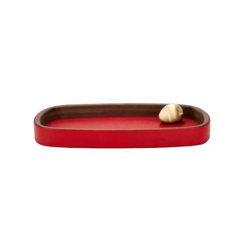 Pebble Accessory Tray, Red