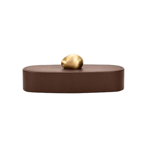 Pebble Trinket Box, Brown