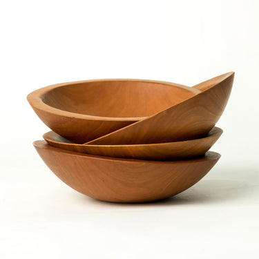 Handcrafted Cherry Wood Bowls