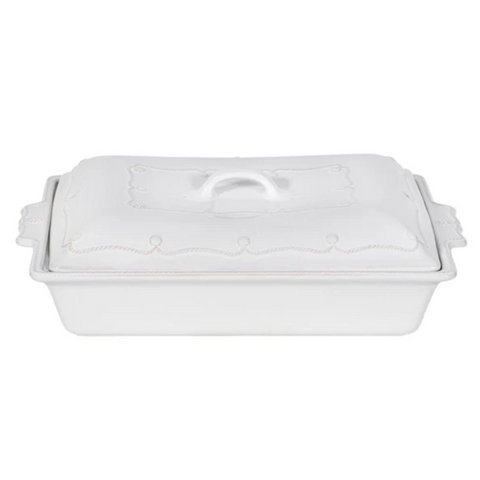 Berry & Thread Rectangular Baker with Lid, 13