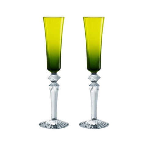Mille Nuits Flutissimo Flute, Moss, Set of 2