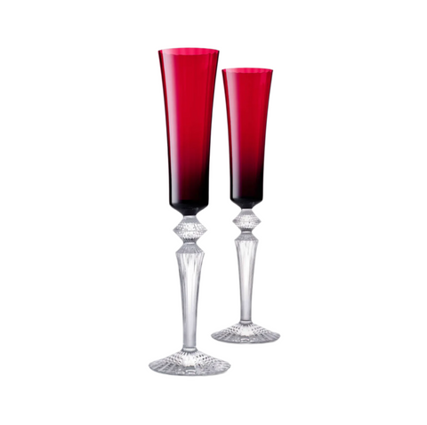 Mille Nuits Flutissimo Flute, Red, Set of 2