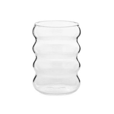 Jumbo Ripple Glass, Set of 2