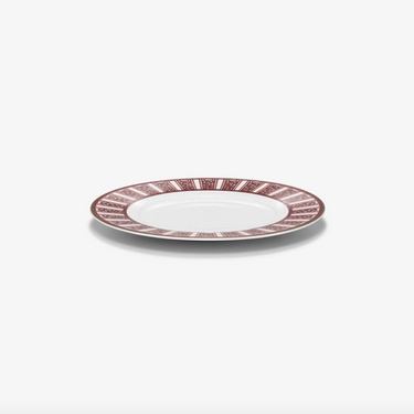 Arcadia Dessert Plate, Red, Set of 2