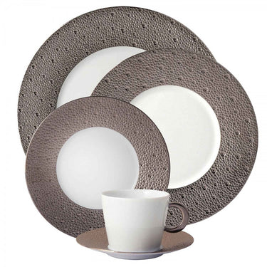 Ecume Dinnerware, Platinum