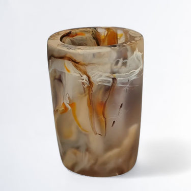 Arila Vase, Small, Mocha