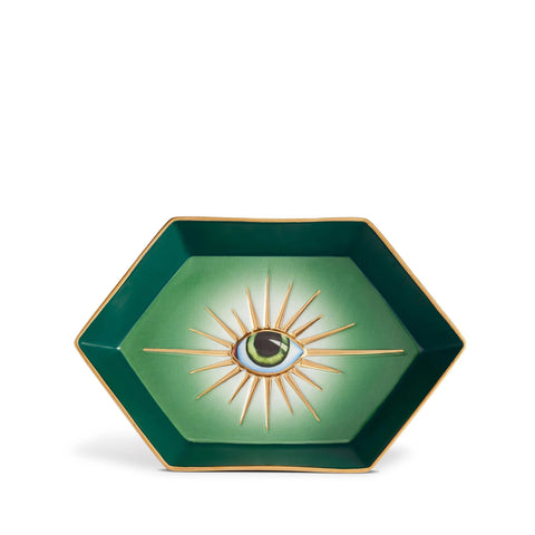 Lito Hexagon Tray, Green