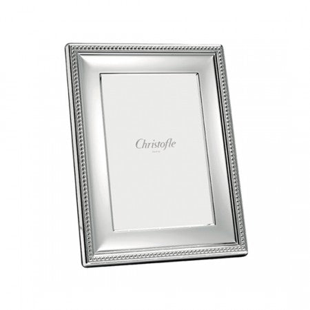 Perles Silver-Plated Picture Frame, 8 x 10