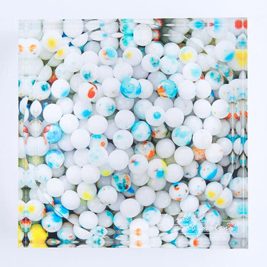 Candy Dish, White Firework