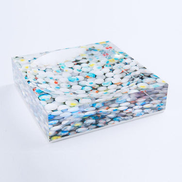 Candy Dish, White Firework