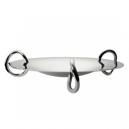 Vertigo Silver-Plated Centerpiece Dish