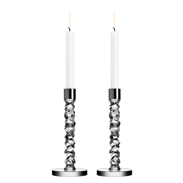 Carat Candlestick, Medium, Set of 2