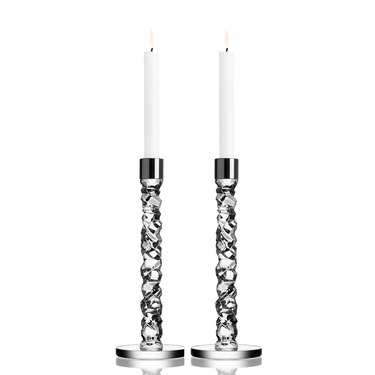 Carat Candlestick, Large, Set of 2