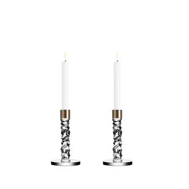 Carat Candlestick, Small, Set of 2