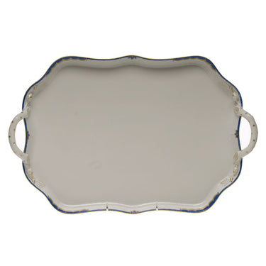 Princess Victoria Rectangular Tray with Branch Handles