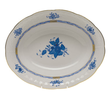 Chinese Bouquet Oval Vegetable Dish