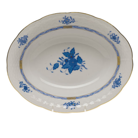 Chinese Bouquet Oval Vegetable Dish
