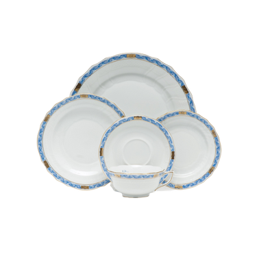 Chinese Bouquet Garland Dinnerware, Blue