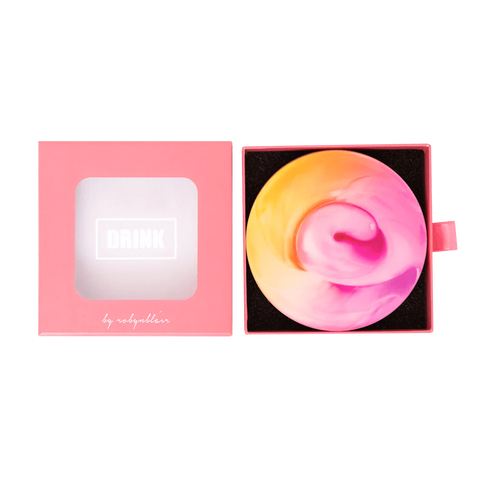 Acrylic Coaster, Raspberry, Set of 4