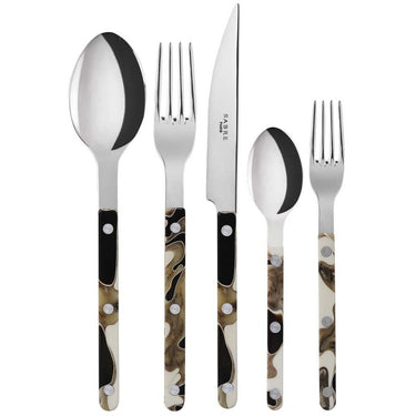 Bistrot Dune Five Piece Place Setting, Dune Black