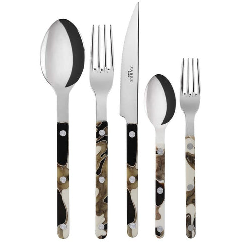 Bistrot Dune Five Piece Place Setting, Dune Black