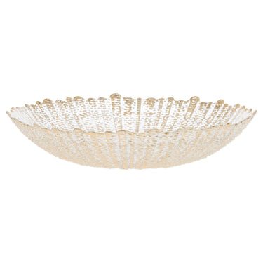 Rufolo Glass Oval Serving Bowl, Large