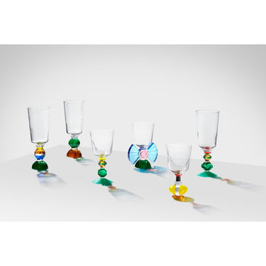 Ascot Tall Crystal Glass, Set of 2