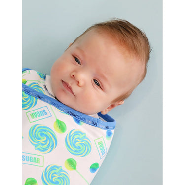 Blue Lollipops Double Layer Blanket