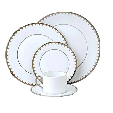 Aegean Filet Dinnerware, Platinum