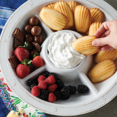 Berry & Thread Melamine Sectioned Server, 15"