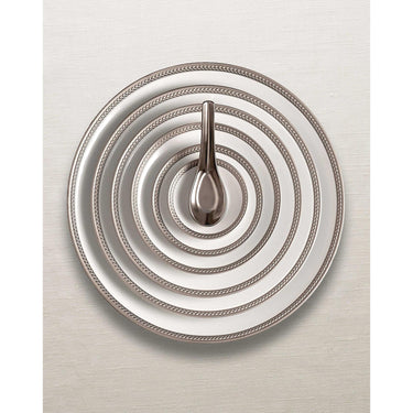 Soie Tressée Dinnerware, Platinum
