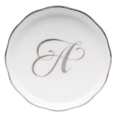 Platinum Monogram Coaster