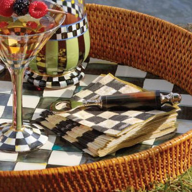 Courtly Check Paper Cocktail Napkins