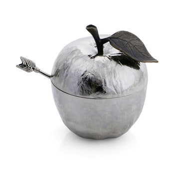 Apple Honey Pot with Spoon